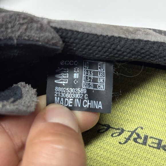 ECCO multi-vent Womens Nubuck Gore-Tex Outdoor Sneaker 9-9.5 Hiking Trail Sports - Picture 10 of 11